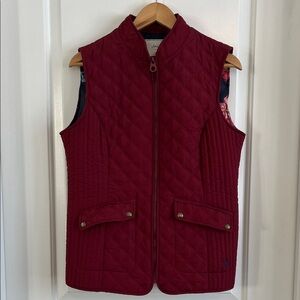 Joules quilted vest size 12
